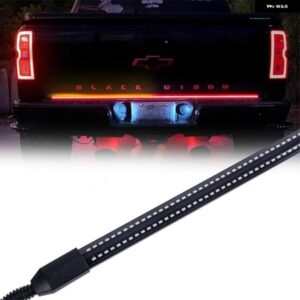 ジープ 12V 48インチ LED ハザードストリップライト バー DRL ブレーキ ウィンカーライト 流れるリアテールランプ ピックアップ ダブルフラ