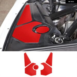 シボレー コルベット C8 ストリングレイ Z51 Z06 2020-2022 エンジン フードコンパートメントパネル トリム ステッカー 合金ア