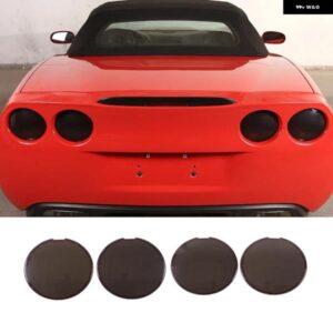 シボレー コルベット C6 2005-2013 リアテールランプ スモークブラックシェル装飾ステッカー 外装 モールドアクセサリー カスタムパーツ