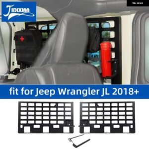ジープ ラングラー JL 4 ドア 2018-24 トランク 収納 ブラケットキャリアリアラック カスタムパーツ アクセサリー 交換用部品 互換品