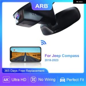 ジープ 車 DVR コンパス 第 2 世代 2018-23 ARB 4K OEM スタイル ビデオ レコーダー カスタムパーツ アクセサリー 交換用部品 互換