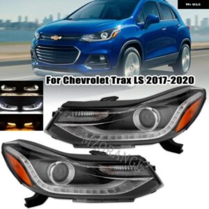 シボレー フロントヘッドライト トラックス 2017-22 LED DRL プロジェクターヘッドライト ヘッドランプ アクセサリー カスタムパ