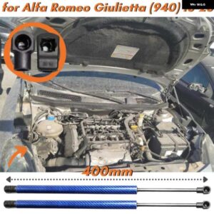 アルファロメオ 数量 2 フードストラット ジュリエッタ 940 ハッチバック 2010-2020 400MM フロントボンネット リフトサポート ガススプリング