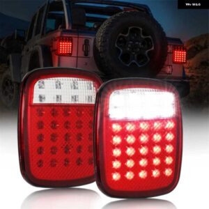 ジープ LED テールライト 33 LED リア ブレーキ リバース ウィンカーライト ラングラー YJ TJ JK CJ 用