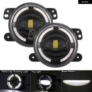ジープ 4インチ ラウンド LED フロント ドライビング フォグランプ グランドチェロキー 2011-2013/ラングラー JK 2007-2018用