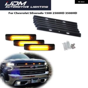 シボレー 2019/2020 以降 シルバラード 1500 2500HD 3500HD フル LED フロントセンターグリル ランニング/ポジショ