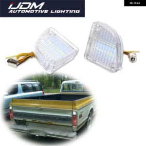 シボレー GMC トラック 1967 1968 1969 1970 1971 1972 赤色 LED テールライト リア フォグランプ W/ホワイ