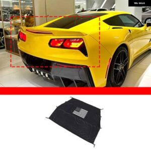 シボレー コルベット C7 2014-2019 リアトランク貨物キャリアカバー シェード シールドカーテン貨物パーティションバッフル 115*81