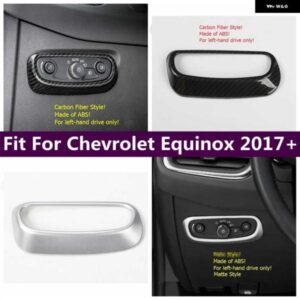 シボレー フロント ヘッドライト ランプスイッチ ボタン コントロール 装飾 パネルカバー トリム エクイノックス 2017 - 2023