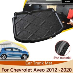 シボレー トランクマット アベオ T300 ソニック 2012 2020 2016 ハッチセダンカーフロアトレイ 防水 ライナーカーゴブーツ