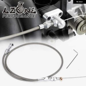 シボレー 36インチ スロットルガスケーブル キット ステンレス編組 97-07 / LS1 エンジン 4.8L 5.3L 5.7L 6.0L