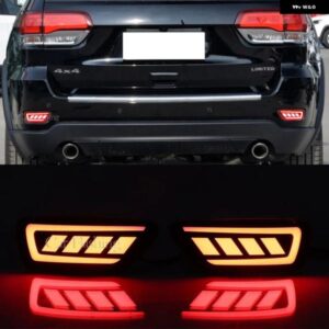 ジープ LED リアバンパー リフレクター ライト グランドチェロキー 11-22 コンパス 11-17 ダッジジャーニー 11-17 ストップブレーキ ウィンカーランプ