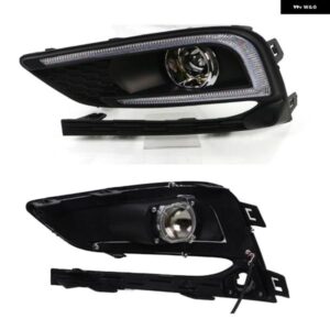シボレー 点滅 LED デイタイム ランニングライト クルーズ 2016 2017 2018 フォグランプ DRL ウィンカーライト付き 点滅