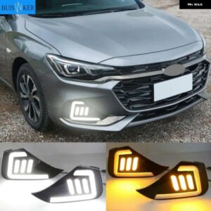 シボレー 2個 LED デイタイム ランニングライト フォグランプ イエロー ウィンカーランプ DRL モンツァ RS 2019 2020