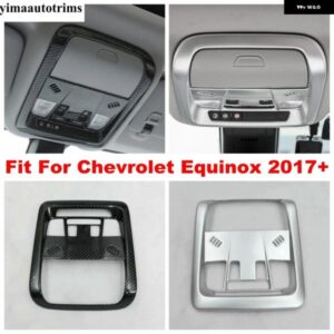 シボレー フロントリーディングライト プフレーム 装飾 カバー トリムエクイノックス 2017 - 2023 ABS カーボン / マット インテリ