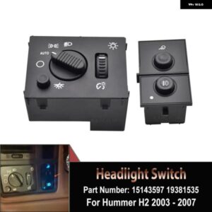 シボレー 15143597 19381535 フォグライト ヘッドランプ ディマーランプスイッチ コントロール GMC シエラユーコン 1500