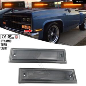 シボレー シーケンシャル点滅 LED ウインカー サイド マーカー ライト ダイナミック ウインカー 1981-1991 C10 C20 C30