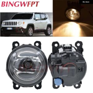 ジープ 2個 高輝度 LED フォグライト ドライビングランプ DRL 35500-63J00 レネゲード BU 2015-18