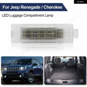 ジープ 1X チェロキー レネゲード 2015-2021 LED キャリアコンパートメント インテリア トランク ライト グローブ ボックス ランプ OEM#:68163956AA