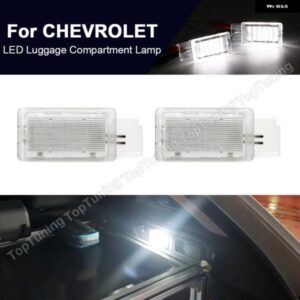 シボレー 2個 LED キャリアコンパートメントライトトランク ランプ カマロコルベットクルーズスプリング分インパラオーランドソニックスパーク
