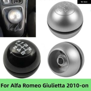アルファロメオ 5スピード ギア シフトノブ レバー シフター トップキャップ カバー ジュリエッタ 2012-18