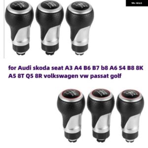 アウディ ギア シフト ノブレバー スティック 12MM シュコダ シート A3 A4 B6 B7 B8 A6 S4 B8 8K A5 8T Q5 8R フォルクスワーゲン VW パサート ゴルフ