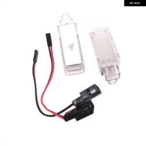 アウディ 2個 A1 A2 A3 A4 A5 A6 A7 A8 B5 B6 B7 B8 Q3 Q5 Q7 TT ホワイト車 LED カーテシードア トランク 足元 グローブ ボックス ライトランプ