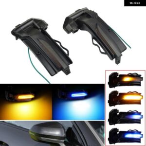 アウディ ダイナミック流れる水ウインカーサイドミラー LED ウィンカーライトシーケンシャルフラッシャーリピーター Q2 2018-2020 Q3 2019-2020