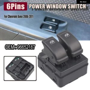 シボレー 96652187 電動パワーウィンドウメインマスター スイッチ レギュレーターリフター ボタン アベオ 39022