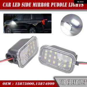 シボレー LED アンダーサイドミラー パドルライト キャデラック エスカレード シルバラード サバーバン アバランチ タホ GMC シエラ ユー