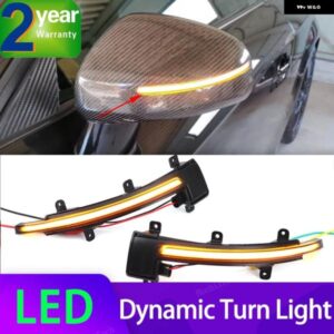 アウディ ダイナミック LED ウィンカーライト バックミラー インジケーター ウインカー リピーター TT TTS TTRS MK2 8J 2006-2014 R8 42 2007-2015
