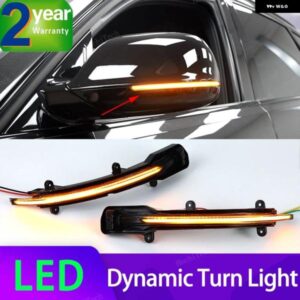 アウディ 2X ダイナミックサイドミラー ウインカーライト LED ウィンカーランプ Q5 SQ5 8R 2008-17 Q7 SQ7 4L フェイスリフト 2010-2015