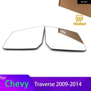 シボレー 左右サイドミラー ガラス リアビューバックビュー外角 トラバース 2009-2014 アクセサリー