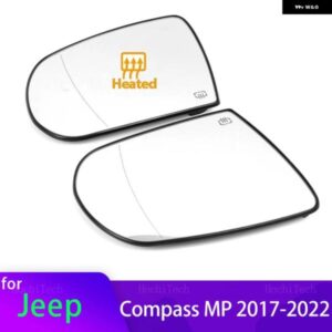 ジープ 左右サイドミラー ガラス リアビューバックビュー外角 2017-2022 コンパス MP アクセサリー