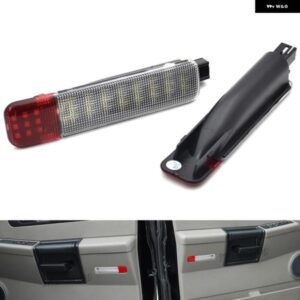 シボレー 車 LED ホワイトレッドドアカーテシライト 1500 2500 GMC アバランチシルバラードシエラユーコン キャデラック エスカレー