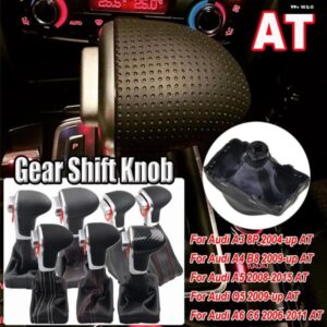 アウディ A3 8P A4 B8 A5 Q5 A6 C6 レザーシフター ハンドル ギア シフト ノブ 4G1 713 139 ギア シフト ノブカバー