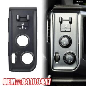 シボレー 黒トレーラーブレーキ コントロール スイッチ パネル シルバラード GMC シエラ 2500HD 3500HD 2015-2018 15