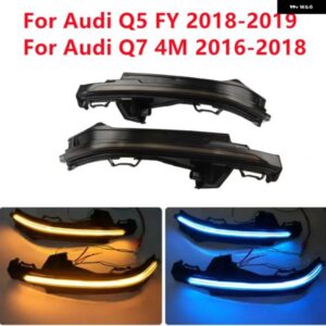 アウディ LED ダイナミック ウィンカー ウインカー シーケンシャル サイドミラー インジケーター ライト ランプ Q5 2018-2019 年度 Q7 4M