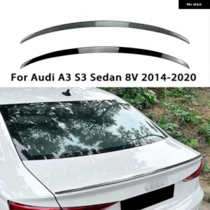 アウディ A3 S3 8V セダン 2014-2020 S テール翼固定風 スポイラー リア ウイング 装飾 カーアクセサリー スポイラー ウィング