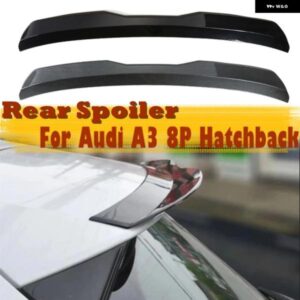 アウディ リアルーフ スポイラー ウィンググロスブラック車リアテールウィング 装飾 汎用 チューニング A3 スポーツバック 8P フェイスリフト 2004-2013