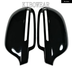 アウディ 黒サイドミラー カバー キャップ A6 C6 4F A4 A5 B8 8K Q3 SQ3 A8 D3 S4 S5 S6 S8 ドア ウイング 2008 2009 2012 2015 A3 8P