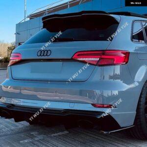 アウディ A3 S3 S-LINE 8V スポーツバック フェイスリフト 2016 - 2020 RS3 リア スポイラー キャップ リア トランク ブーツ ルーフ リップ スポイラー