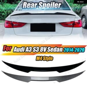 アウディ リア トランク スポイラー A3 セダン S3 8V 2014-20 スポイラー リップリアルーフ スポイラー スプリッターウィング