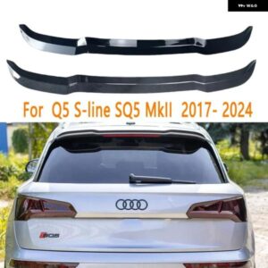 アウディ SQ5 Q5 S-LINE MK2 2017-2024 MAXTON スタイル 車 スポイラー エクステンションリア スポイラー キャップ トランク ルーフ リップ スポイラー