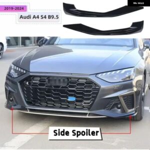 アウディ A4 S4 TDI セダン S4 アバント TDI A4 アバント TFSI B9.5 2019-2024 フロントバンパー サイド スポイラー