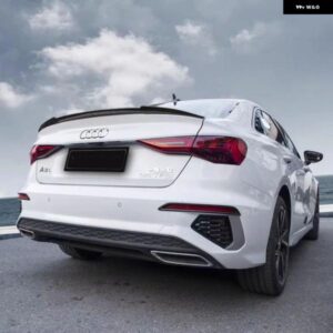 アウディ A3 S3 RS3 8Y 2021-2024 セダンリア スポイラー ウイング リア トランク ルーフ リップ スポイラー キャップテール ウイング
