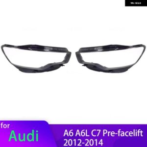 アウディ A6 A6L C7 フェイスリフト前 2012 2013 2014 自動 ヘッドランプ カバー ヘッドライト キャップランプシェード ハウジング
