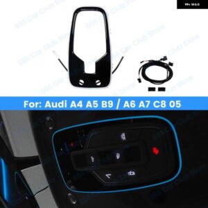 アウディ 32色 車 LED 車トップ読書灯 A4 A5 Q5 B9 A6 A7 C8TOP 装飾 ライトムードライトアクセサリー