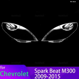 シボレー ヘッドライト カバー スパークビート M300 2009-2015 クリア ハウジング フロント ヘッドライト レンズ シェルガラスラン