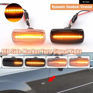 ジープ シーケンシャル点滅 LED ウインカー サイド マーカー ライト グランド チェロキー クライスラー 200 300C ダッジ アベンジャー ランチア フラビア